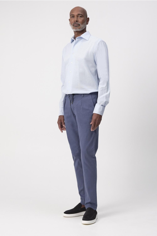 SAWYER CASUAL OVERHEMD LM 096149 3251 Chambray blue